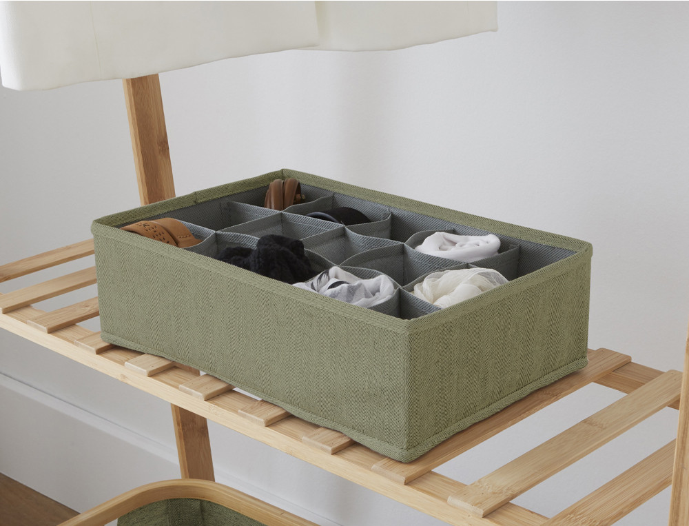 Sortierbox aus Polyester und Baumwolle