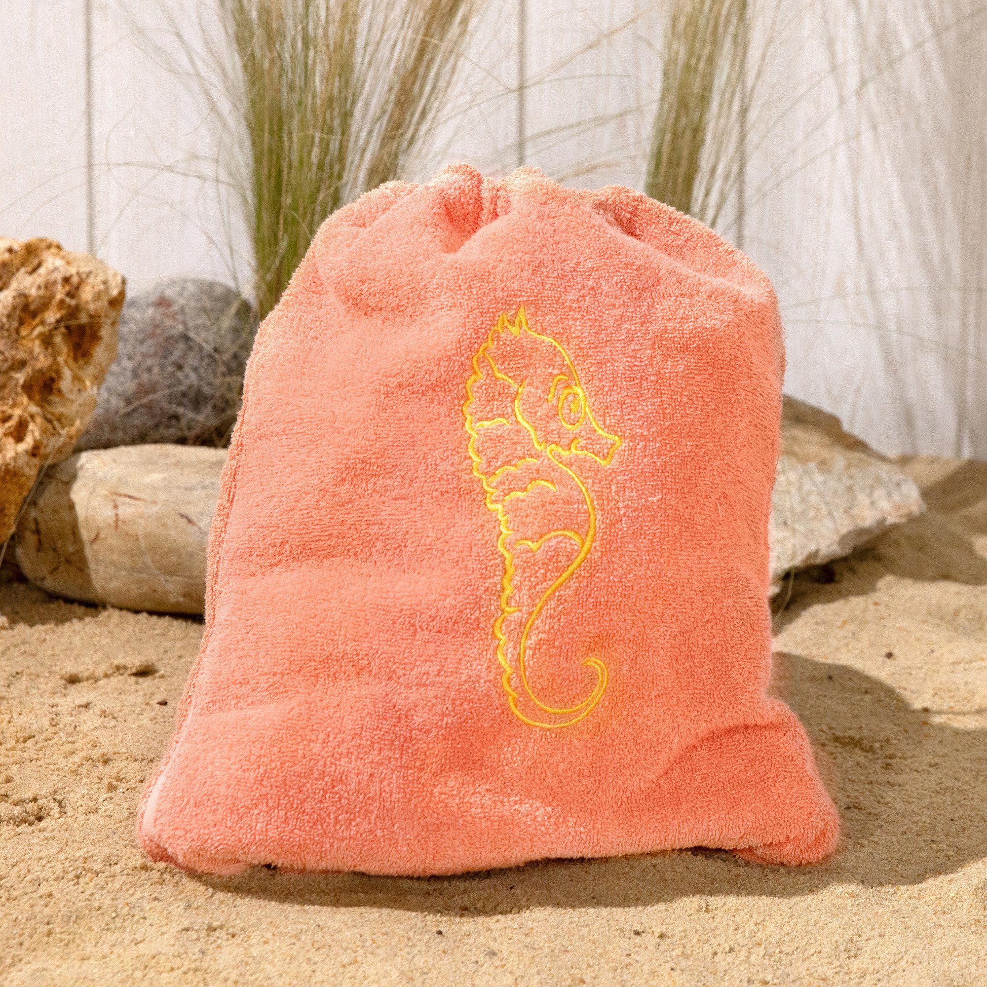 Strandhandtuch-Rucksack Unterwasserpause