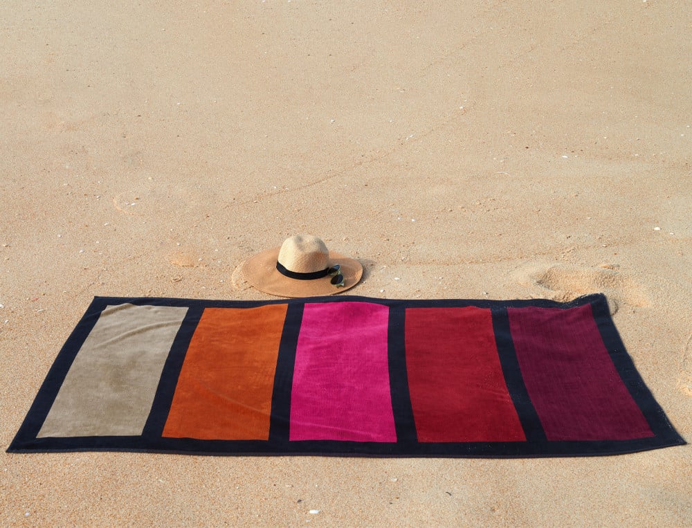Strandtuch gestreift Sanddüne