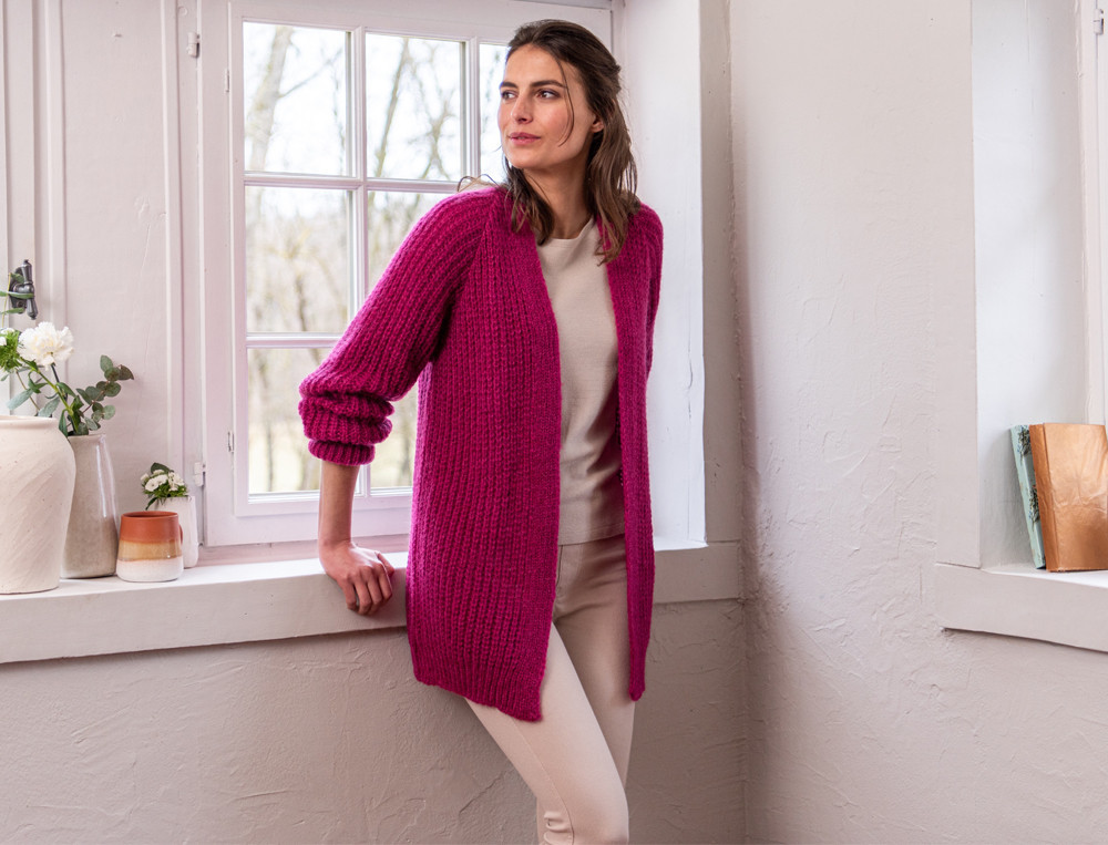 Strickjacke Farbenspiel