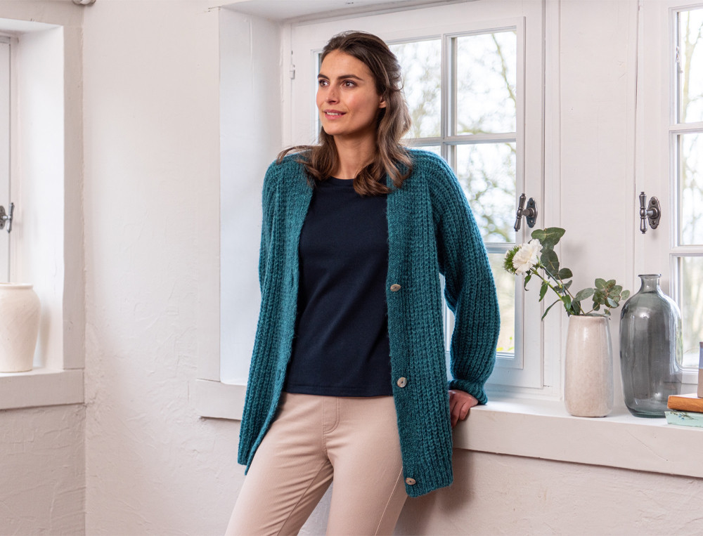 Strickjacke Farbenspiel