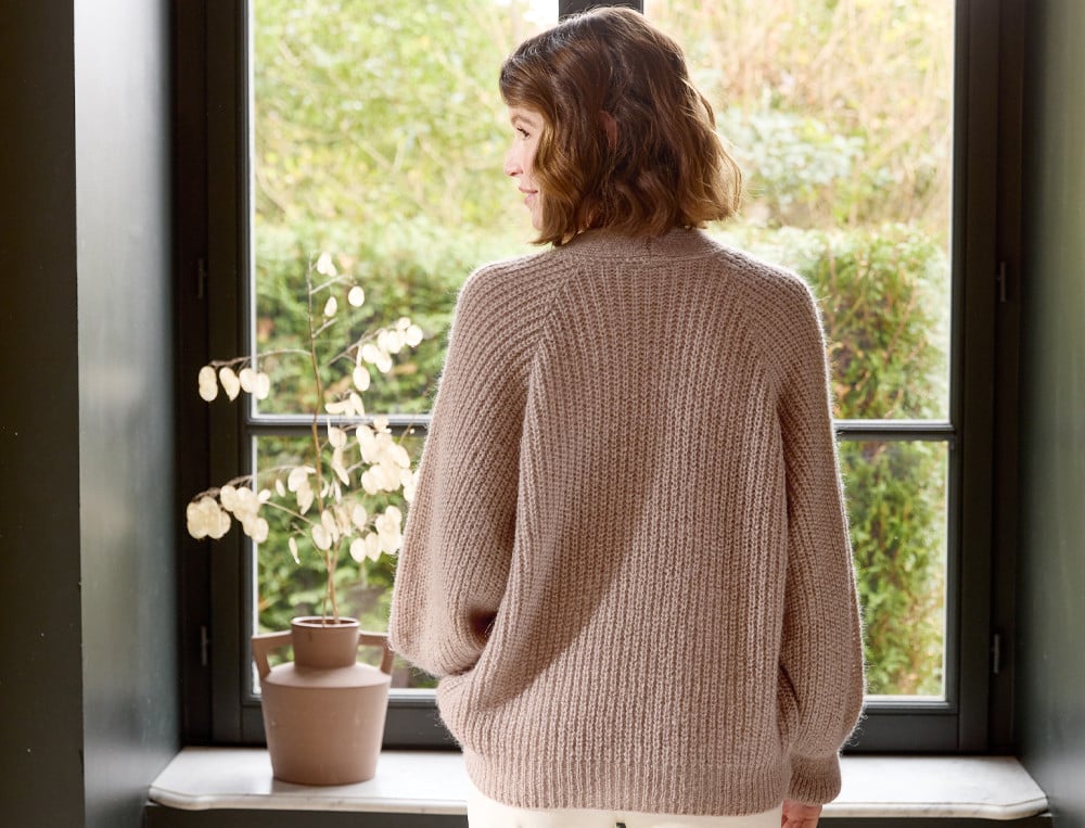 Mohair-Strickjacke Mohairtraum