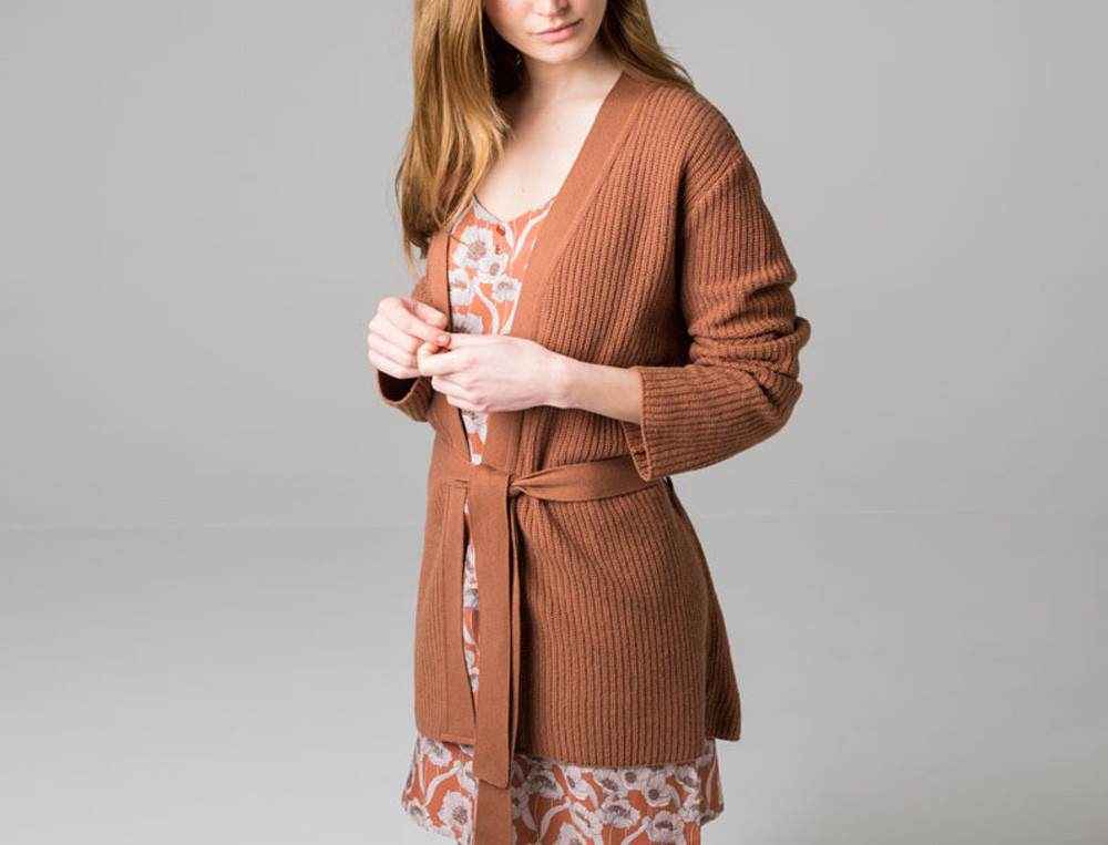 Strickjacke Praline Linvosges