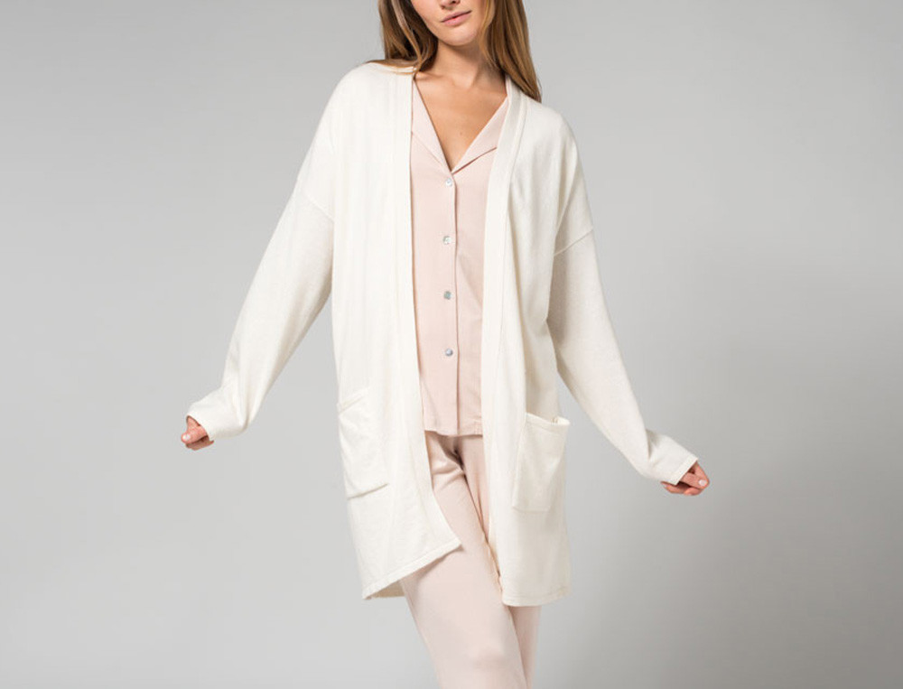 Strickjacke Rosenblüte - Linvosges