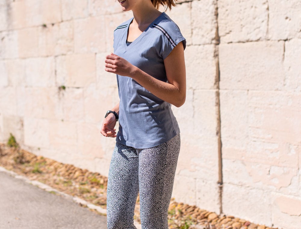 T-shirt jersey En mouvement