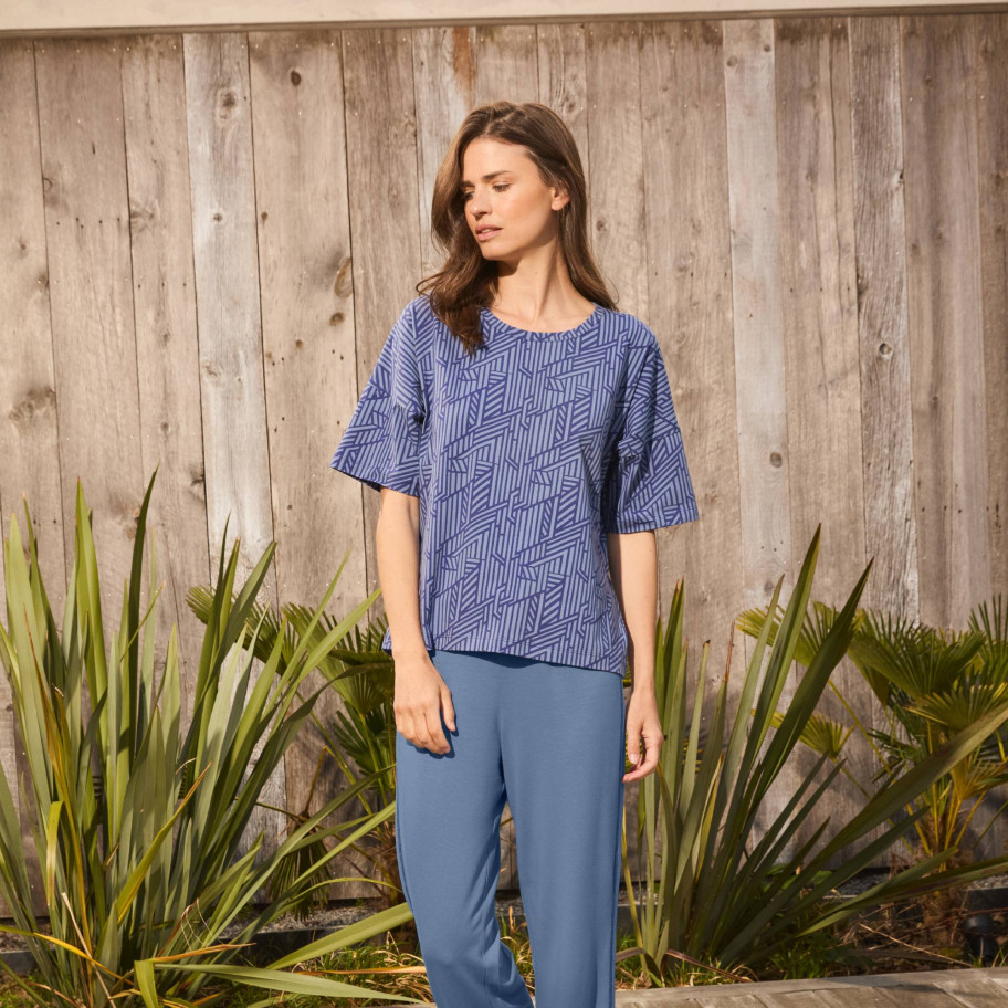 T-shirt Rythme indigo