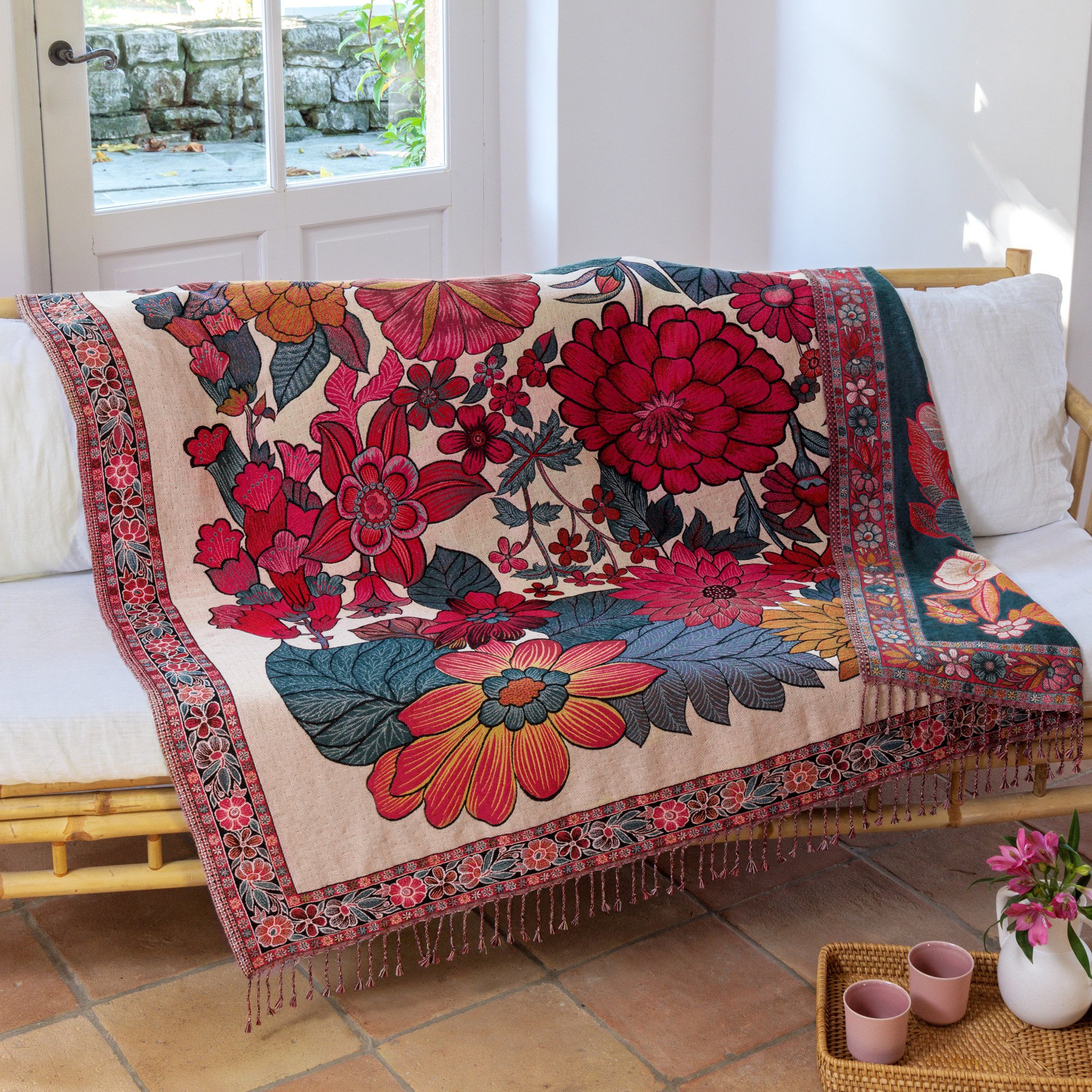 Jacquard-Tagesdecke Fabiane