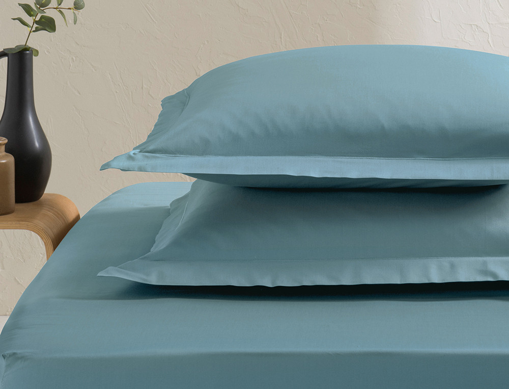 Taie d'oreiller unie Percale coton