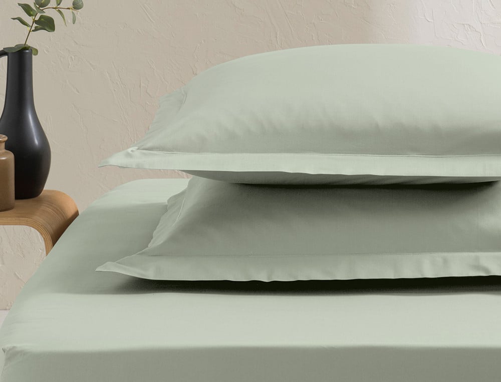 Taie d'oreiller unie Percale coton