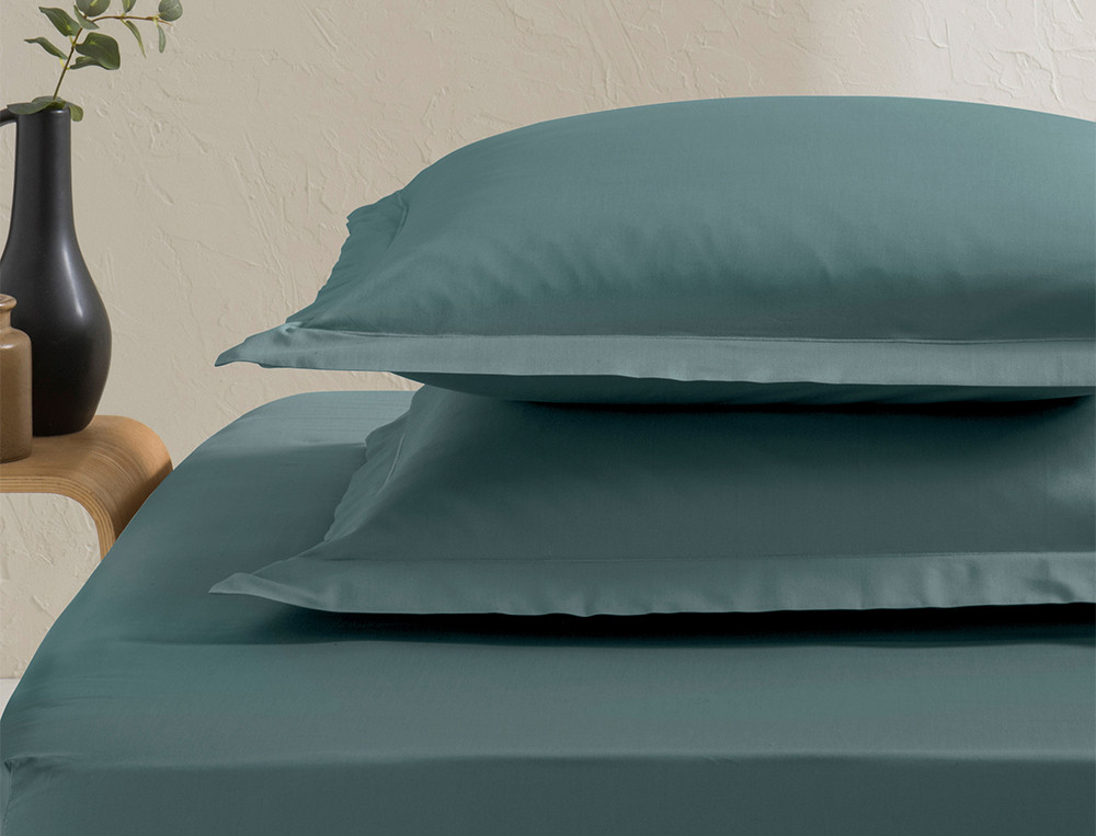 Taie d'oreiller unie Percale coton