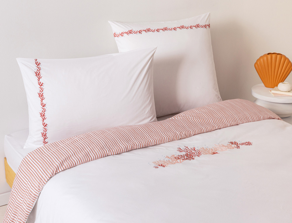 Housse de couette Mer de corail - Linvosges