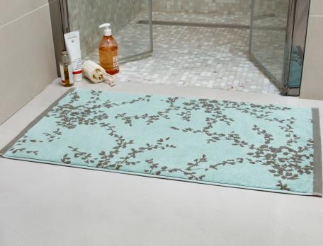 Tapis de bain jacquard Dans les nuages