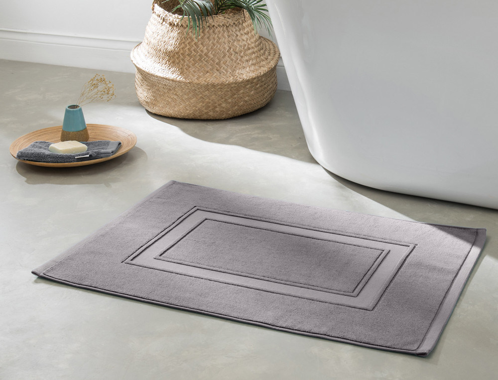 Tapis de bain uni coton Parenthèse