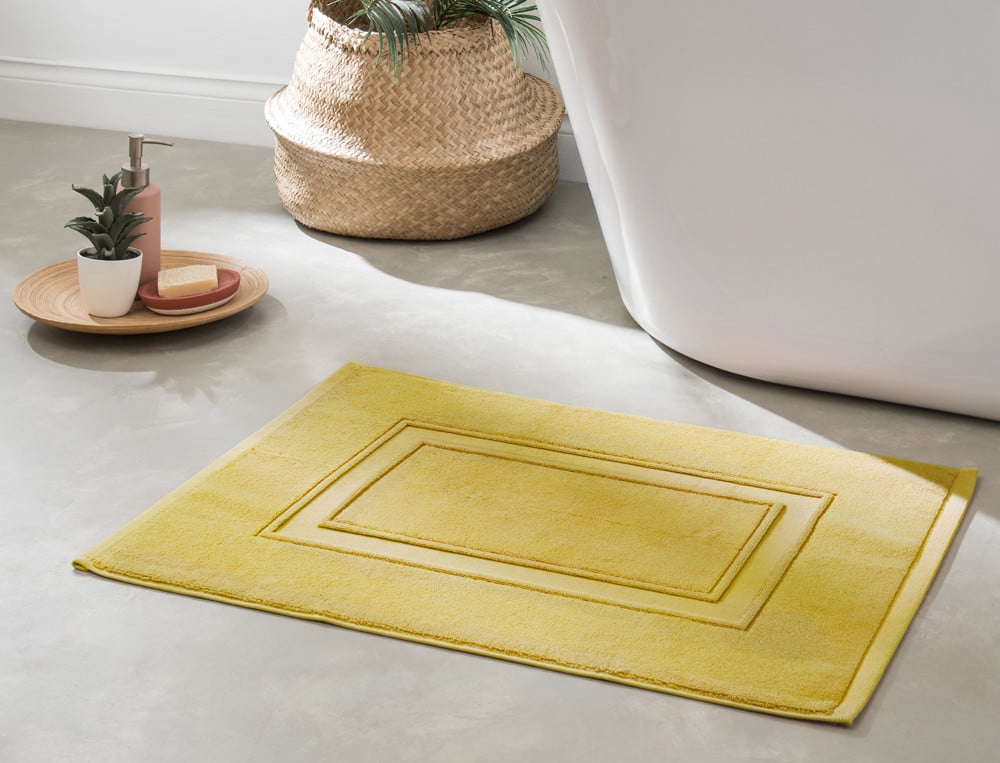 Tapis de bain uni coton Parenthèse