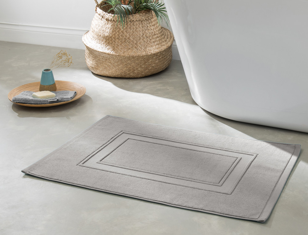 Tapis de bain uni coton Parenthèse