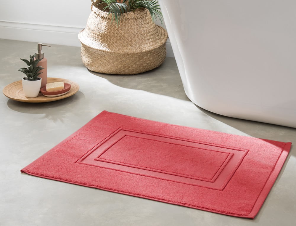 Tapis de bain uni coton Parenthèse