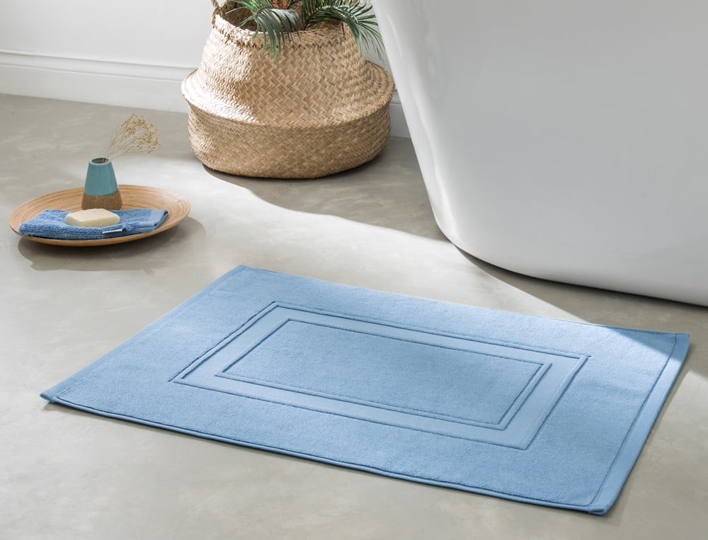 Tapis de bain uni coton Parenthèse