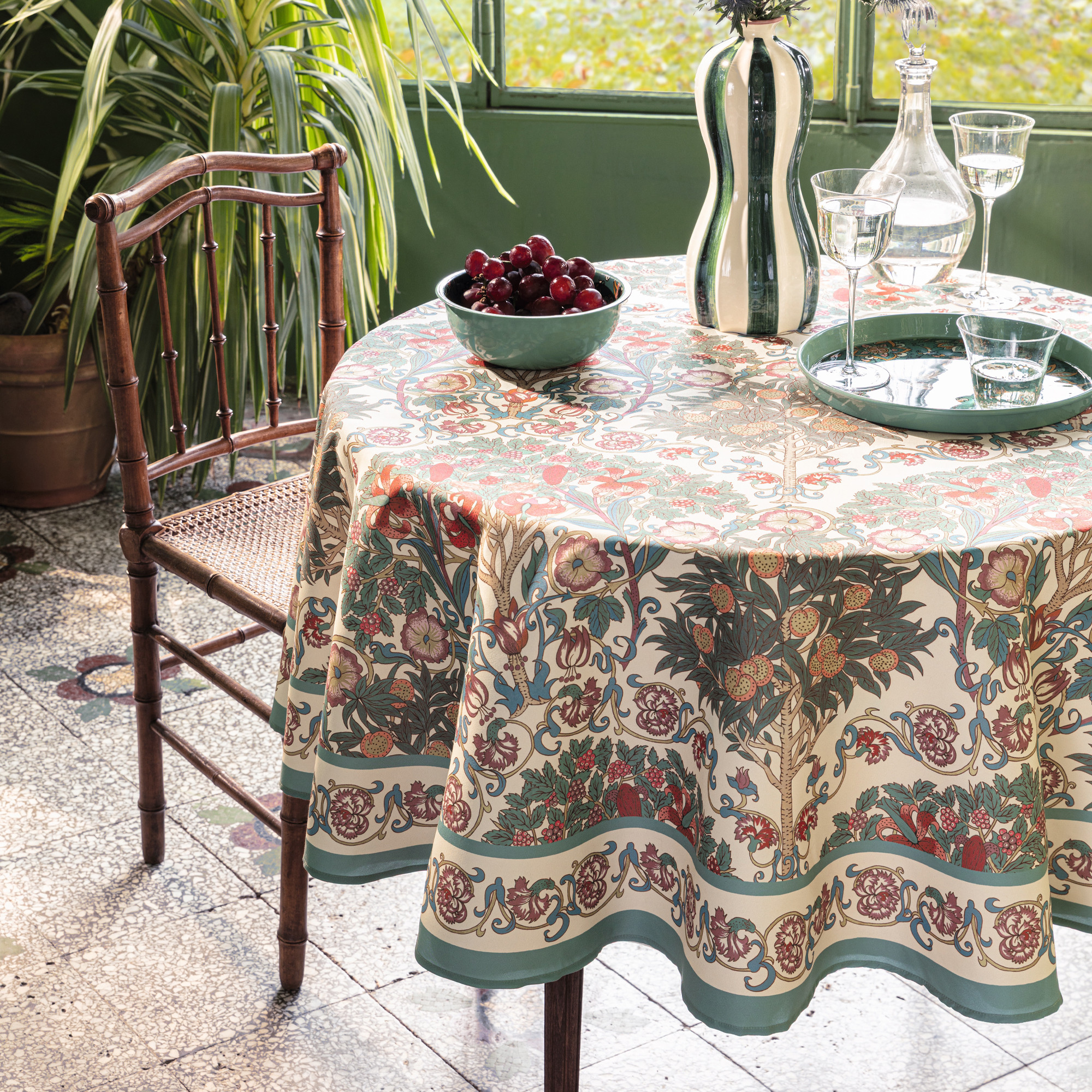 Rechteckig Tischdecke - Einfarbig 160x250cm - Geschmacksreise - Linvosges