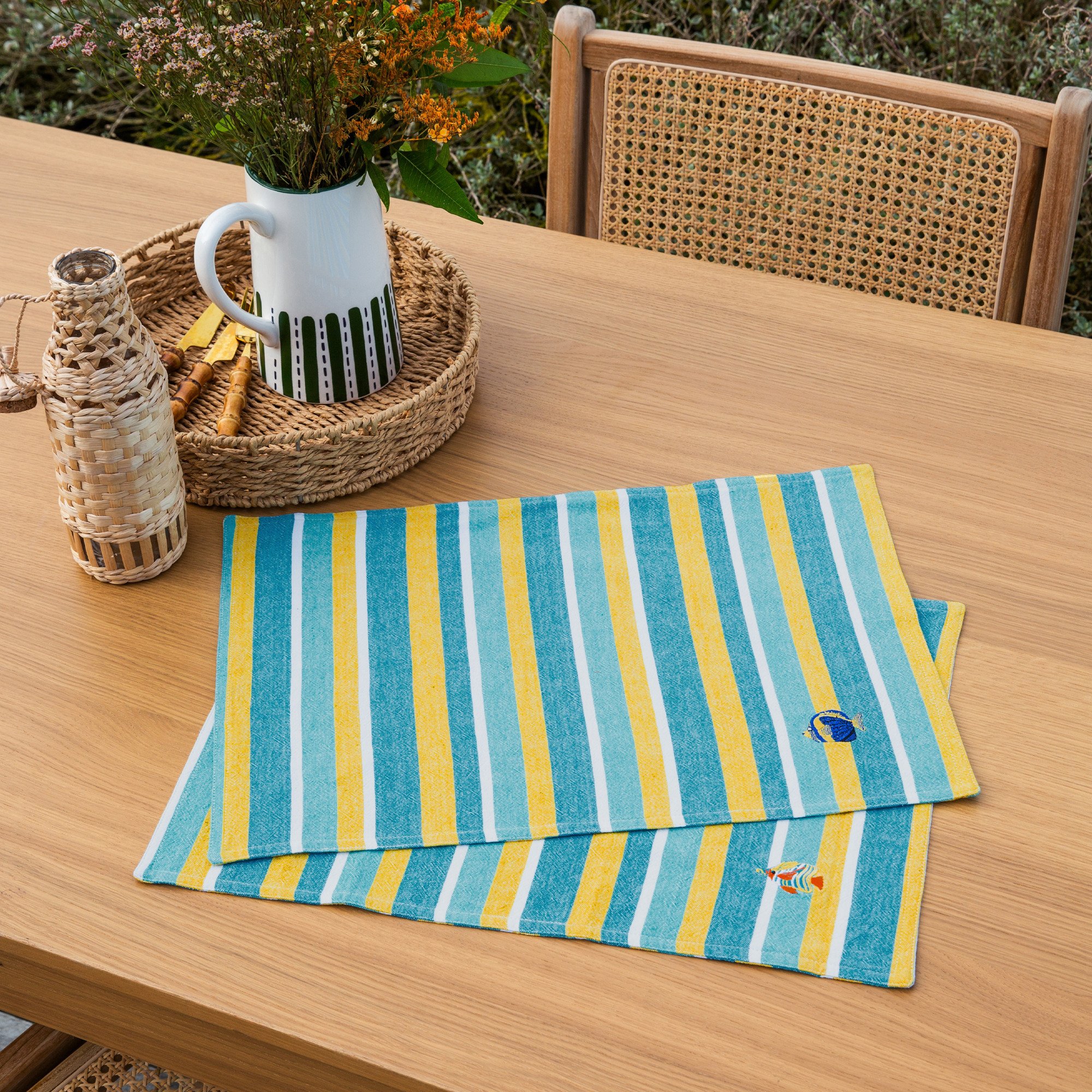2 Tischsets Wassermelodie 