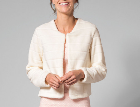 Veste effet fourrure Éclat d'un soir