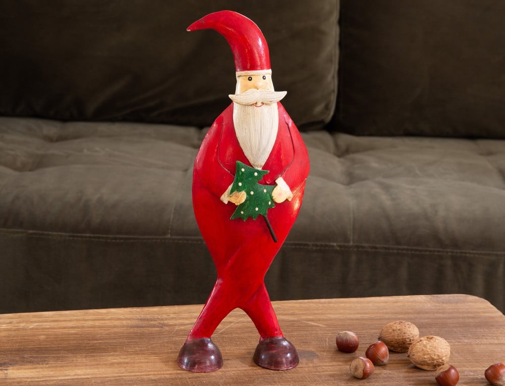 Weihnachtsmann-Figur Am Nordpol