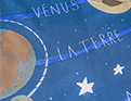 Weltraumreise einheitsfarben