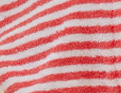 Parenthèse rayures corail