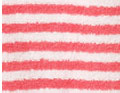 Petit pompon rayures corail