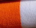 Wohlfühloase orange gestreift