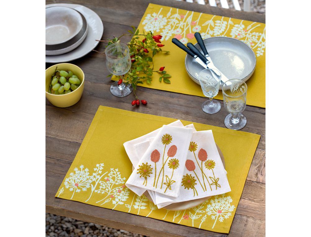 2 Tischsets Sonnenschein