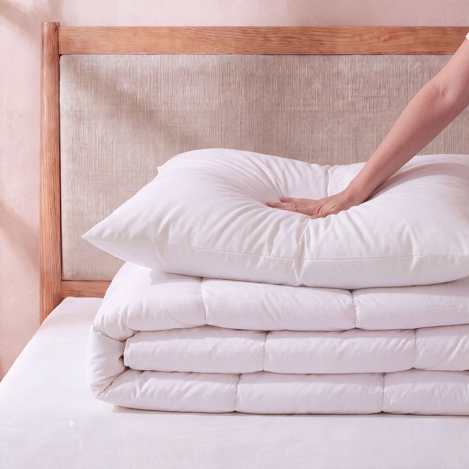 Pack 1 couette chaude + oreiller(s) moelleux Confort absolu hiver